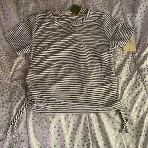 black and white short sleeve